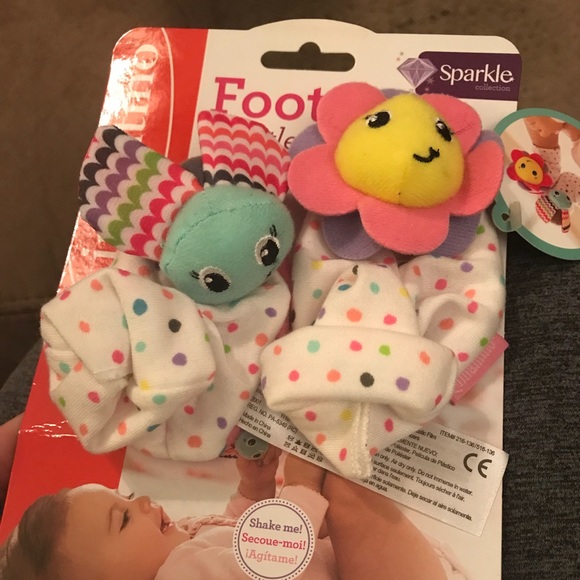 infantino foot rattles